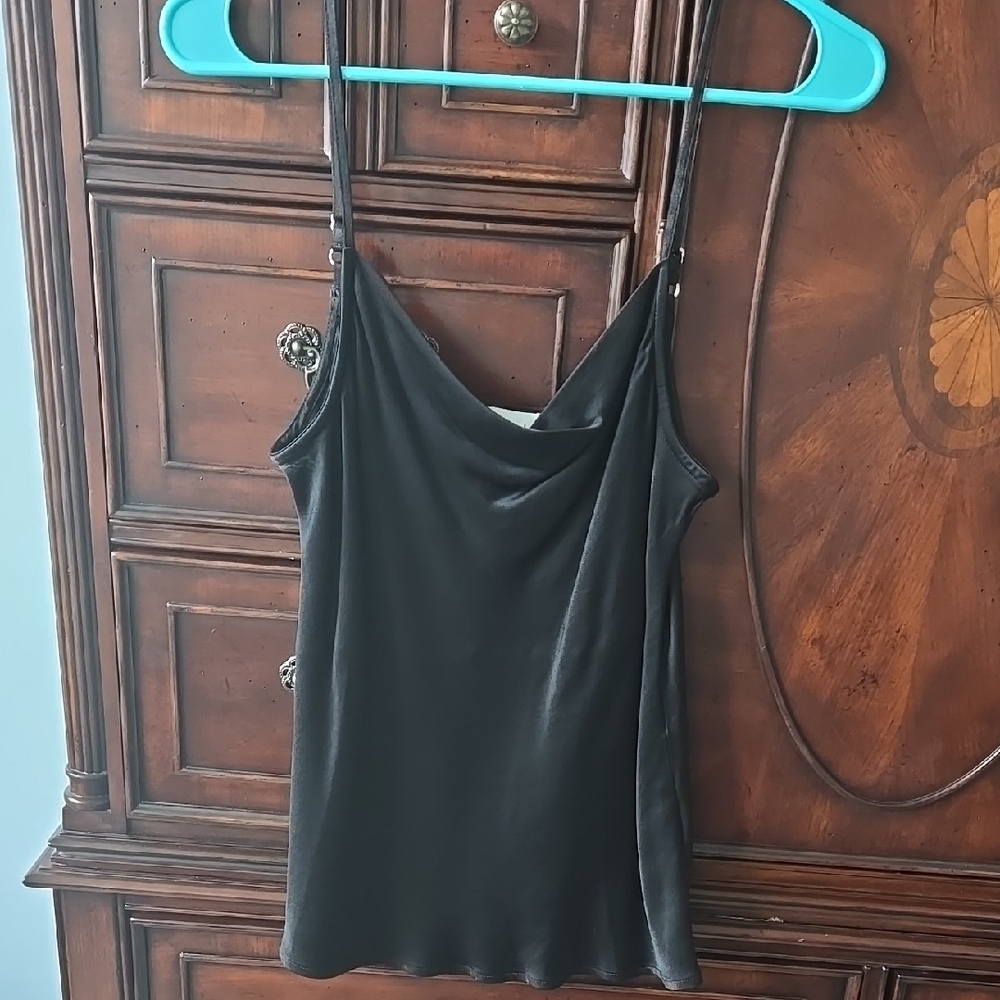 Bella Dahl Black Fitted Sleeveless Camisole